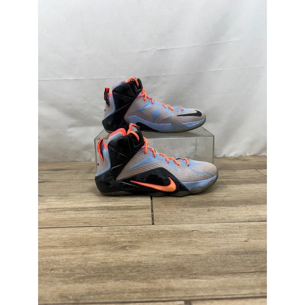 Nike Lebron 12 GS Shoes 685181-488 Easter Youth 7 Women's 8.5 Basketball